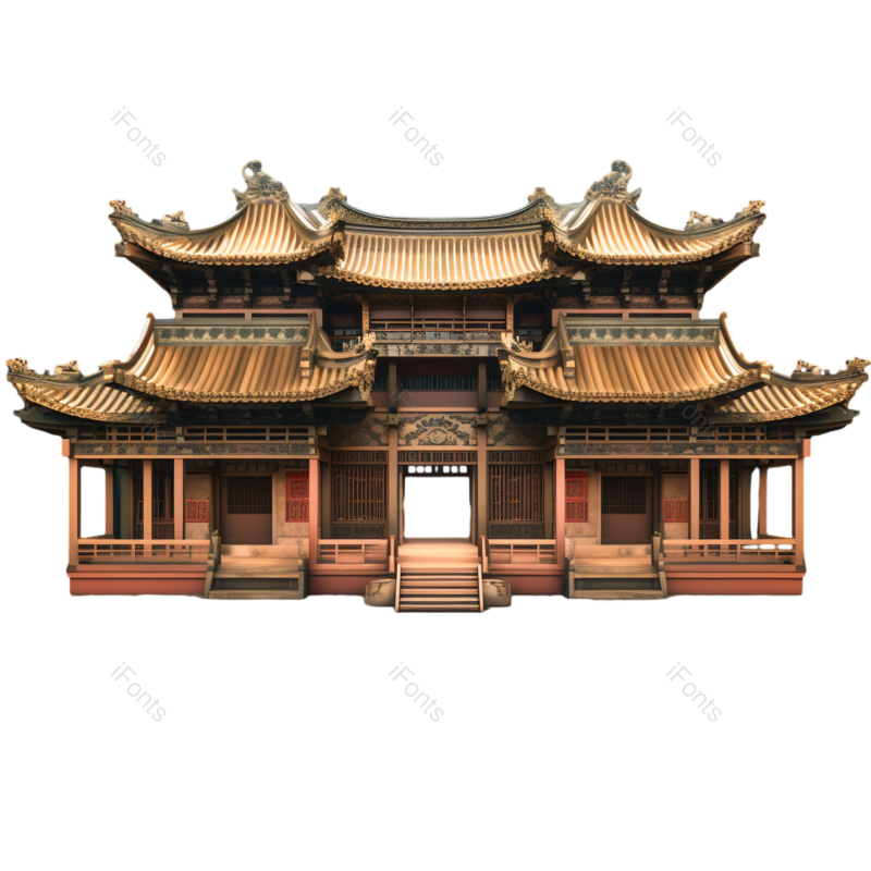 古代建筑图片,办公楼元素,亭子PNG,建筑免抠素材